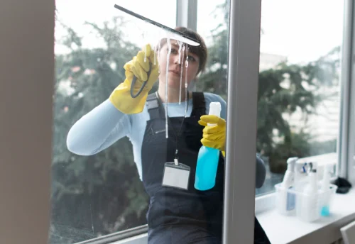 Nettoyage de vitres intérieures et extérieures à Cerisy-la-Forêt